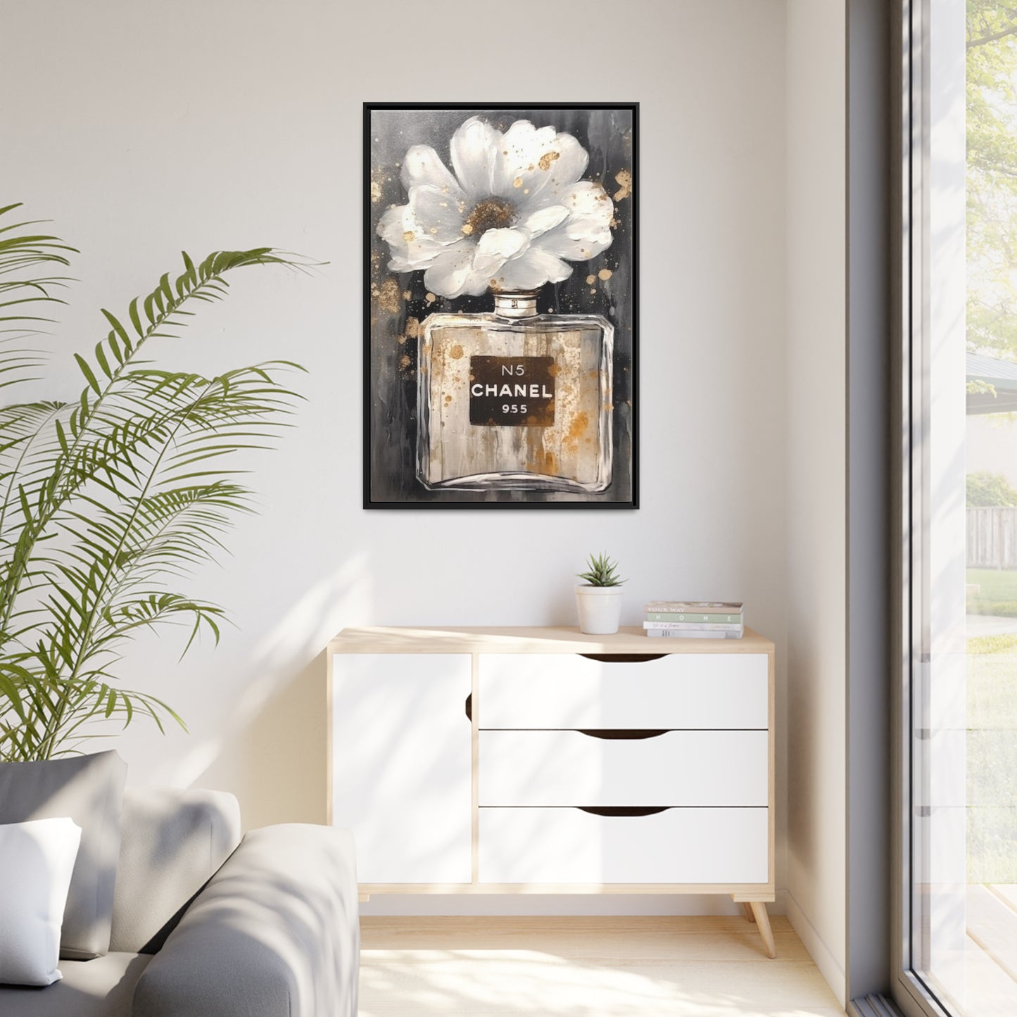 Chanel Eternal Bloom Framed canvas