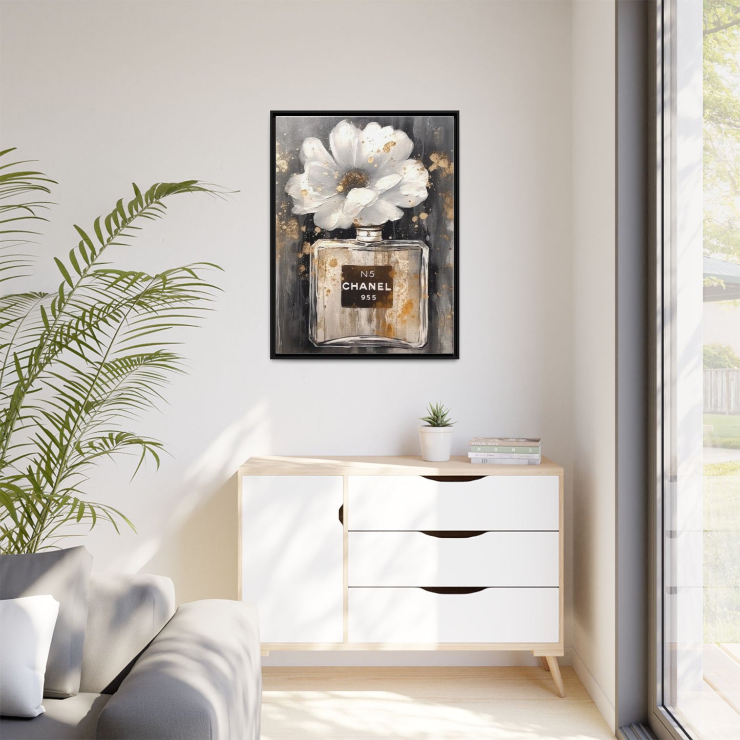 Chanel Eternal Bloom Framed canvas