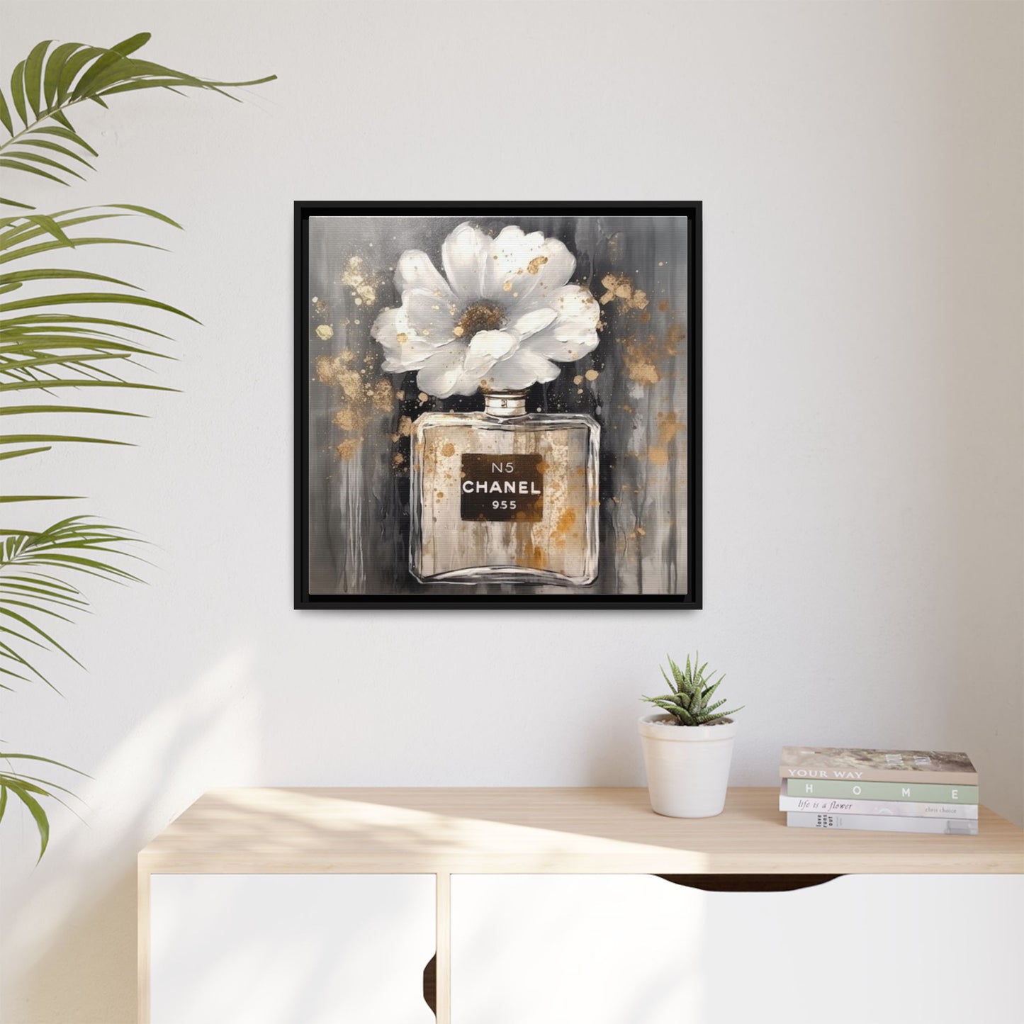 Chanel Eternal Bloom Framed canvas