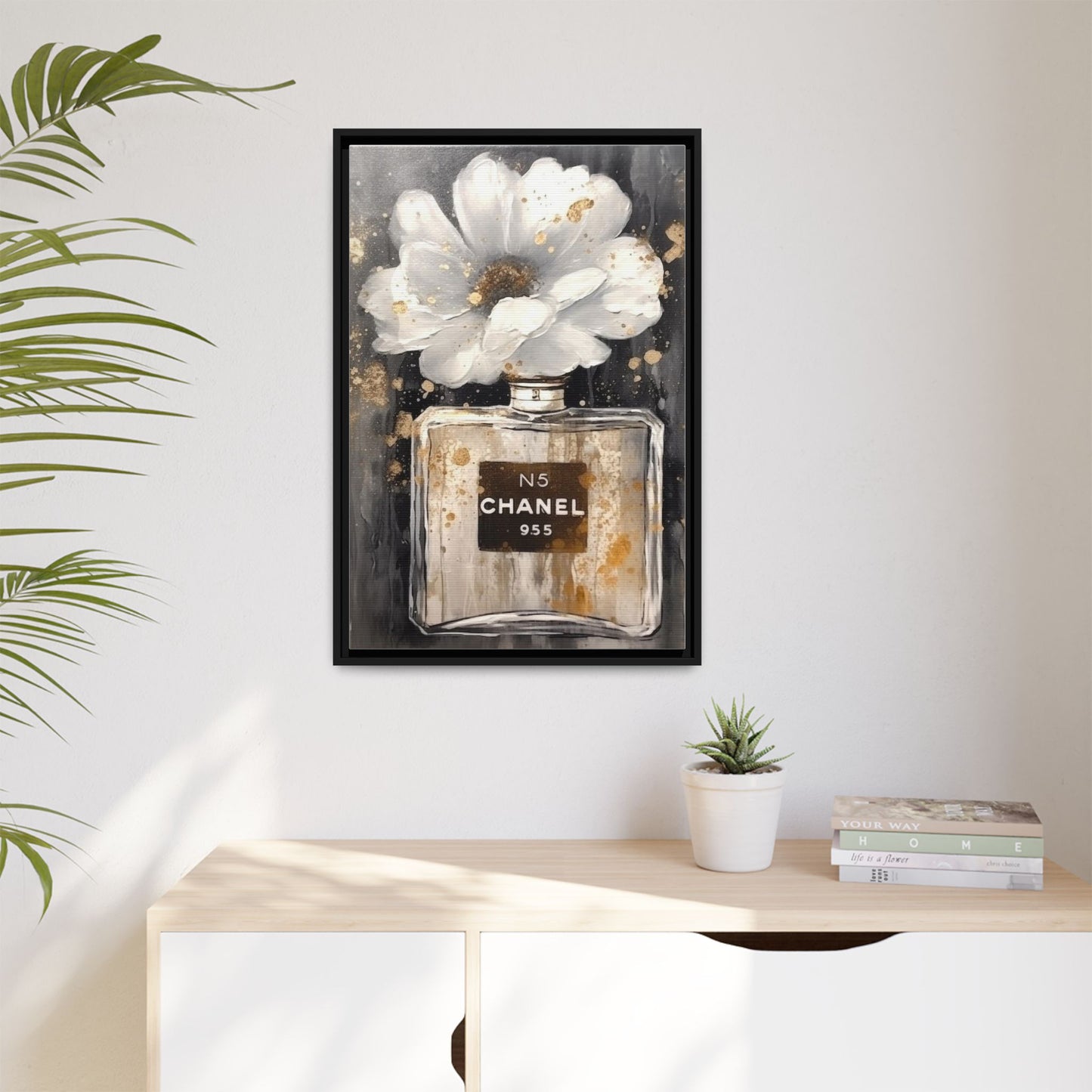 Chanel Eternal Bloom Framed canvas