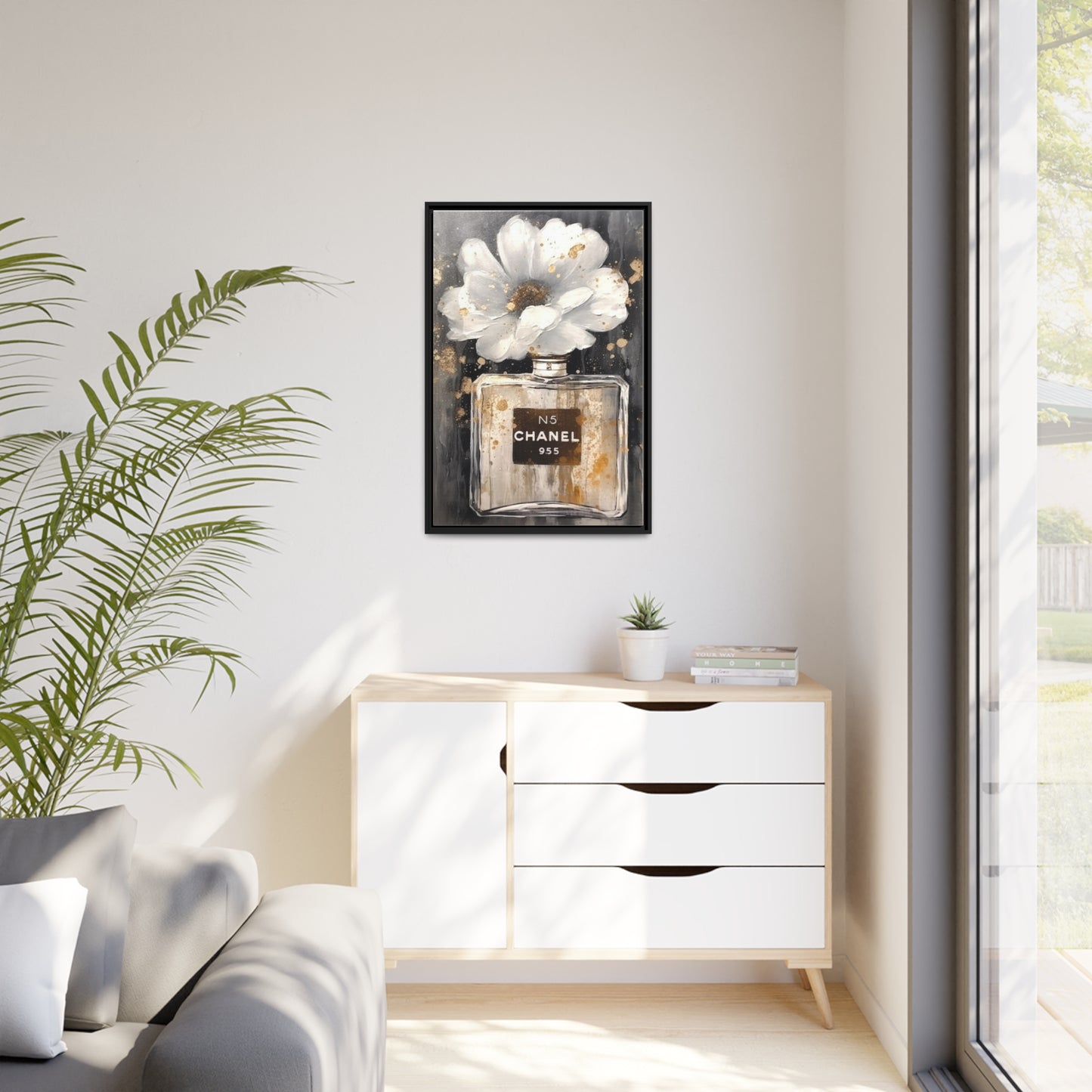 Chanel Eternal Bloom Framed canvas