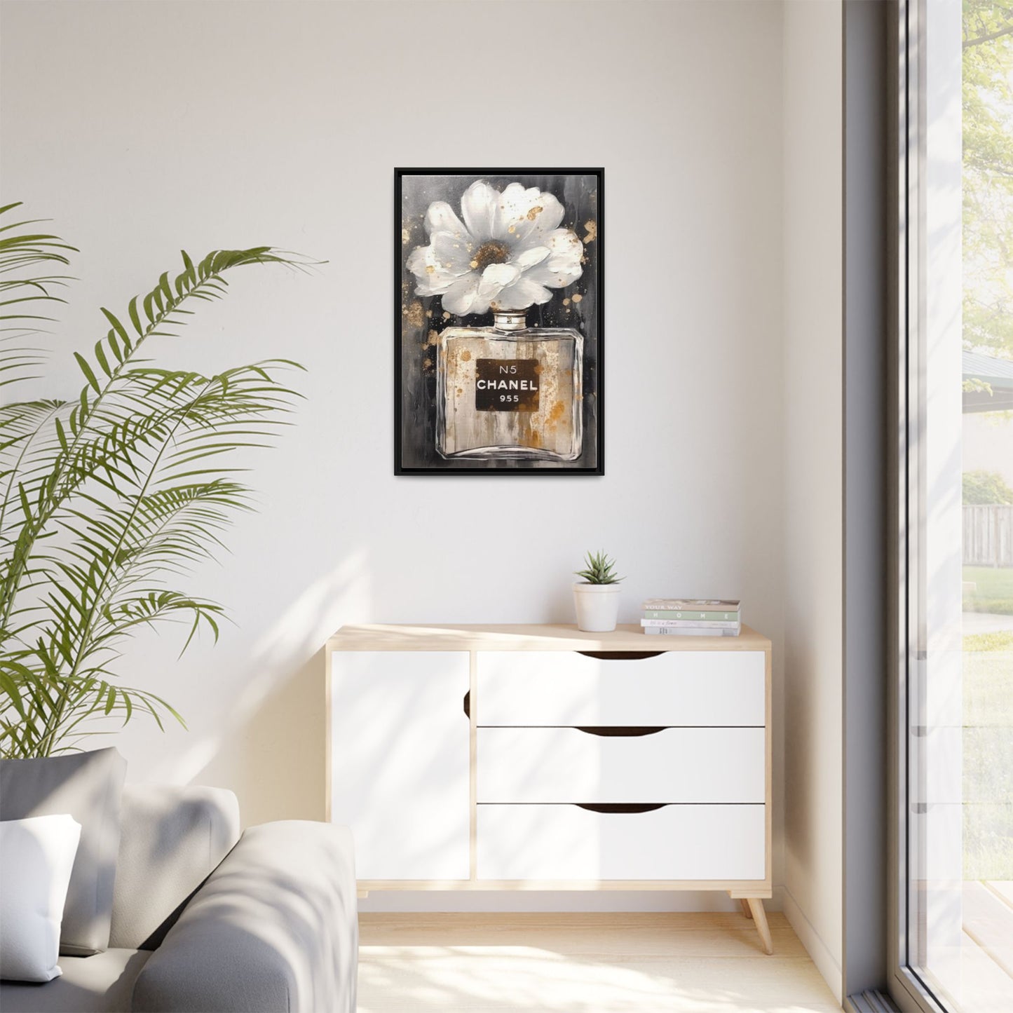 Chanel Eternal Bloom Framed canvas