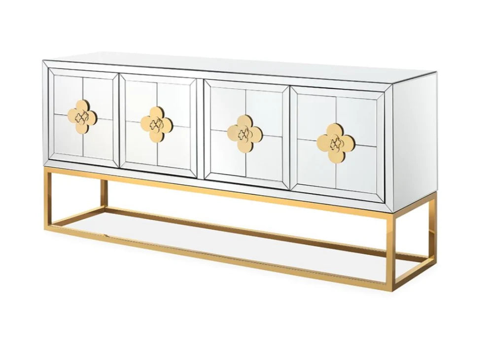 MIRRORED BUFFET console