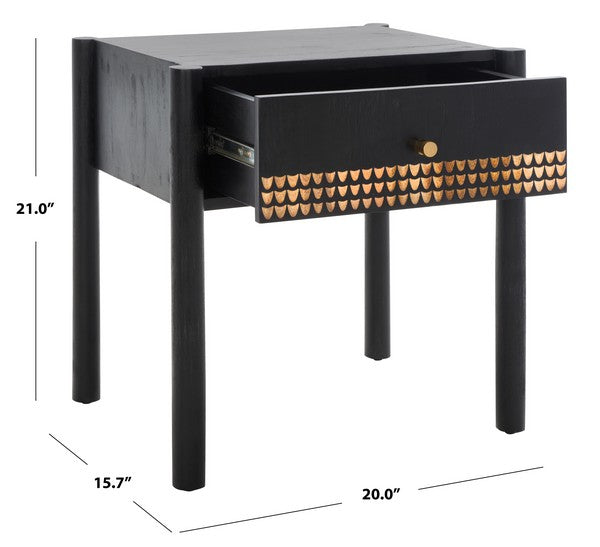 Errington 1 Drawer Nightstand