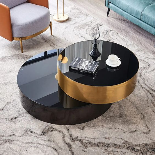 EleganceReflection Round Coffee Table