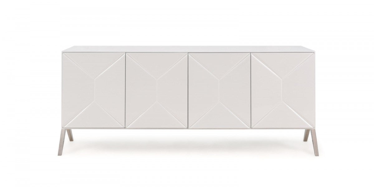 Modrest Candid Modern White Buffet