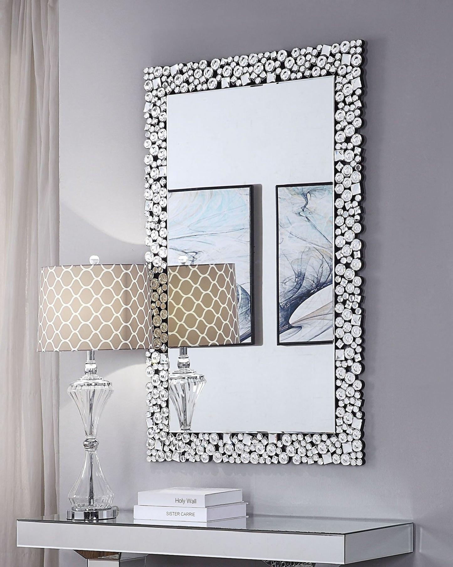 ACME Kachina Wall Decor in Mirrored & Faux Gems