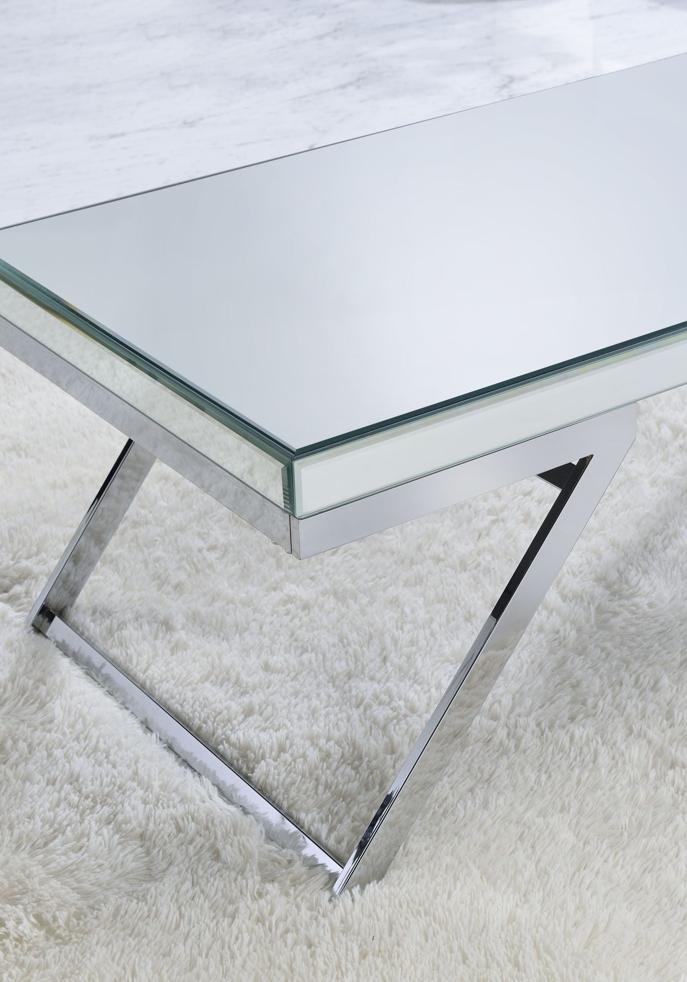 Alfresco - Mirrored Coffee Table - Silver