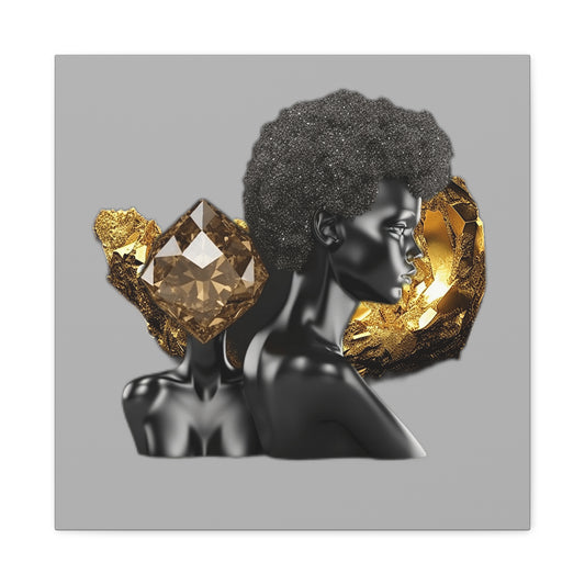 The Black in Everything is Golden (Gray)- Wall Art