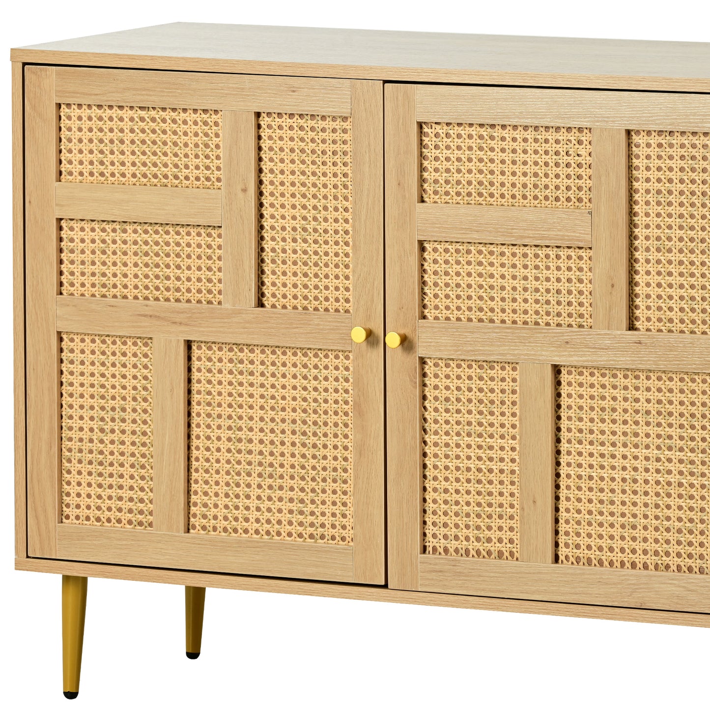 The rattan side cabinet/Modern Entertainment Center- Console Table