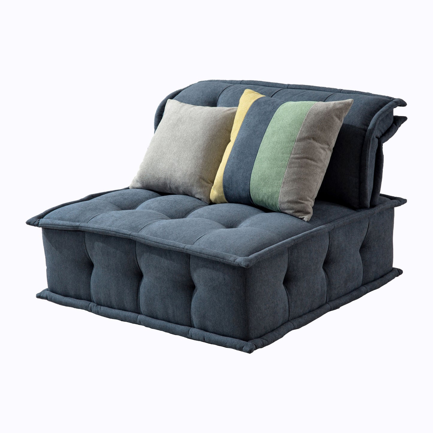 Multicolor Fabric Modular Sectional Sofa