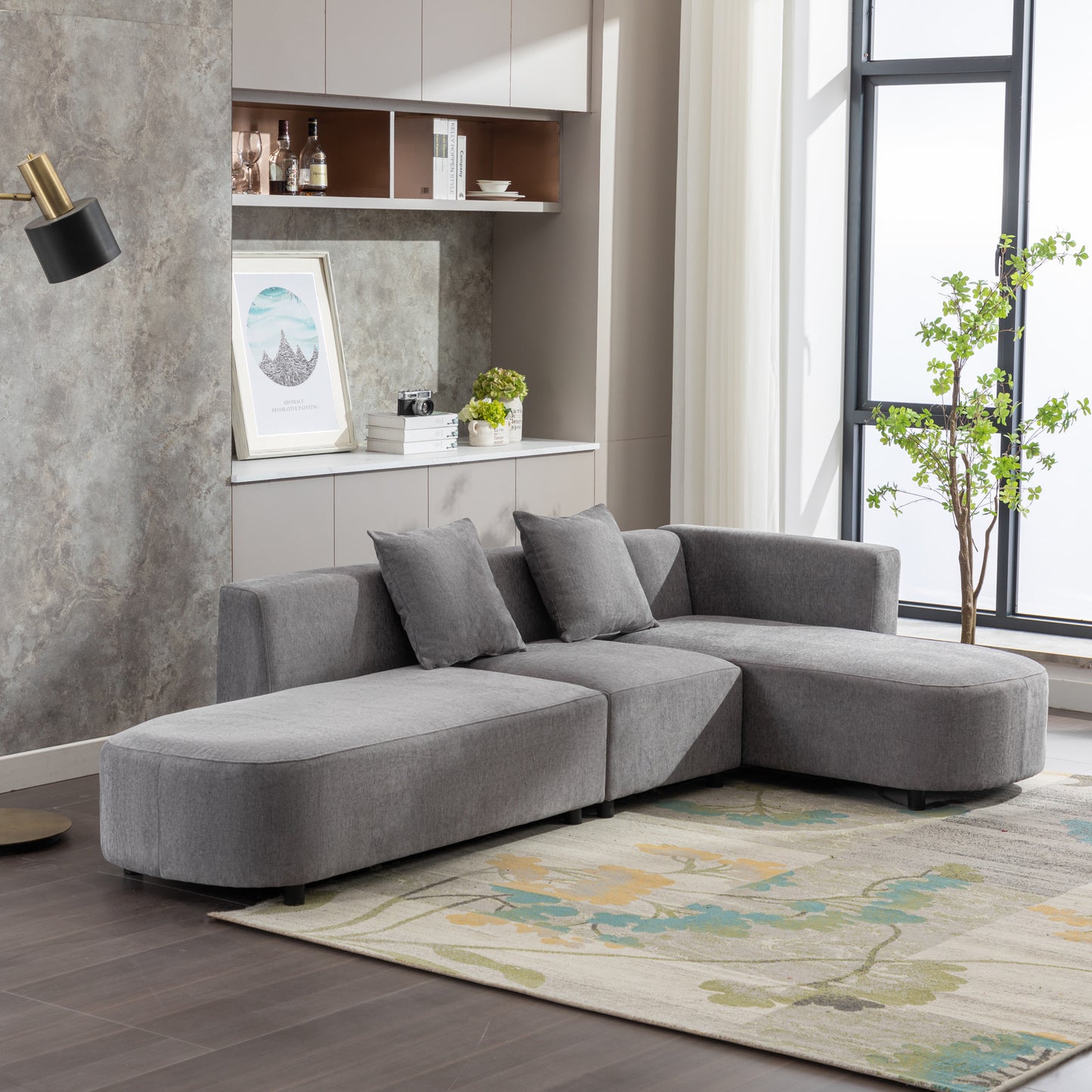 Luxury Modern Style Living Room Upholstery Sofa