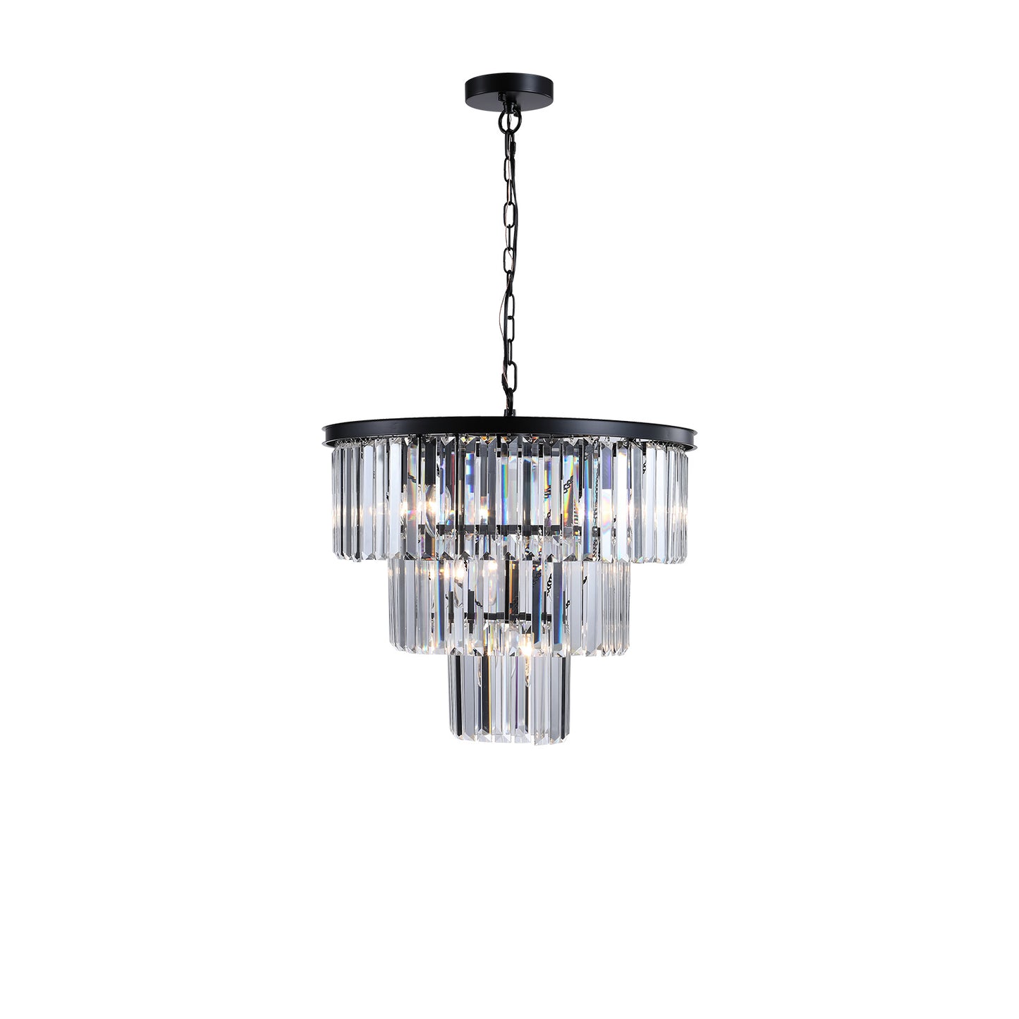 Black Luxury Crystal Chandelier