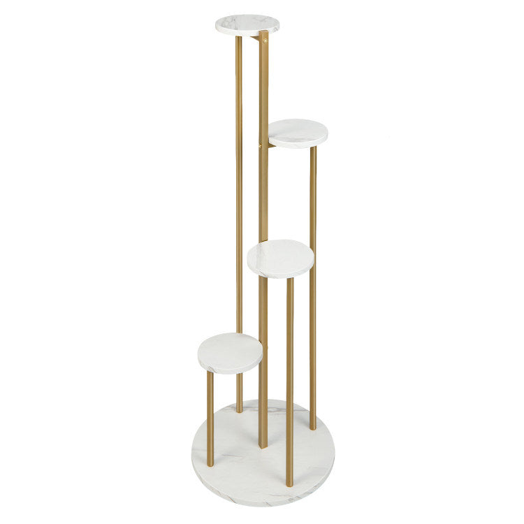 4-Tier 48.5 Inch Metal Plant Stand