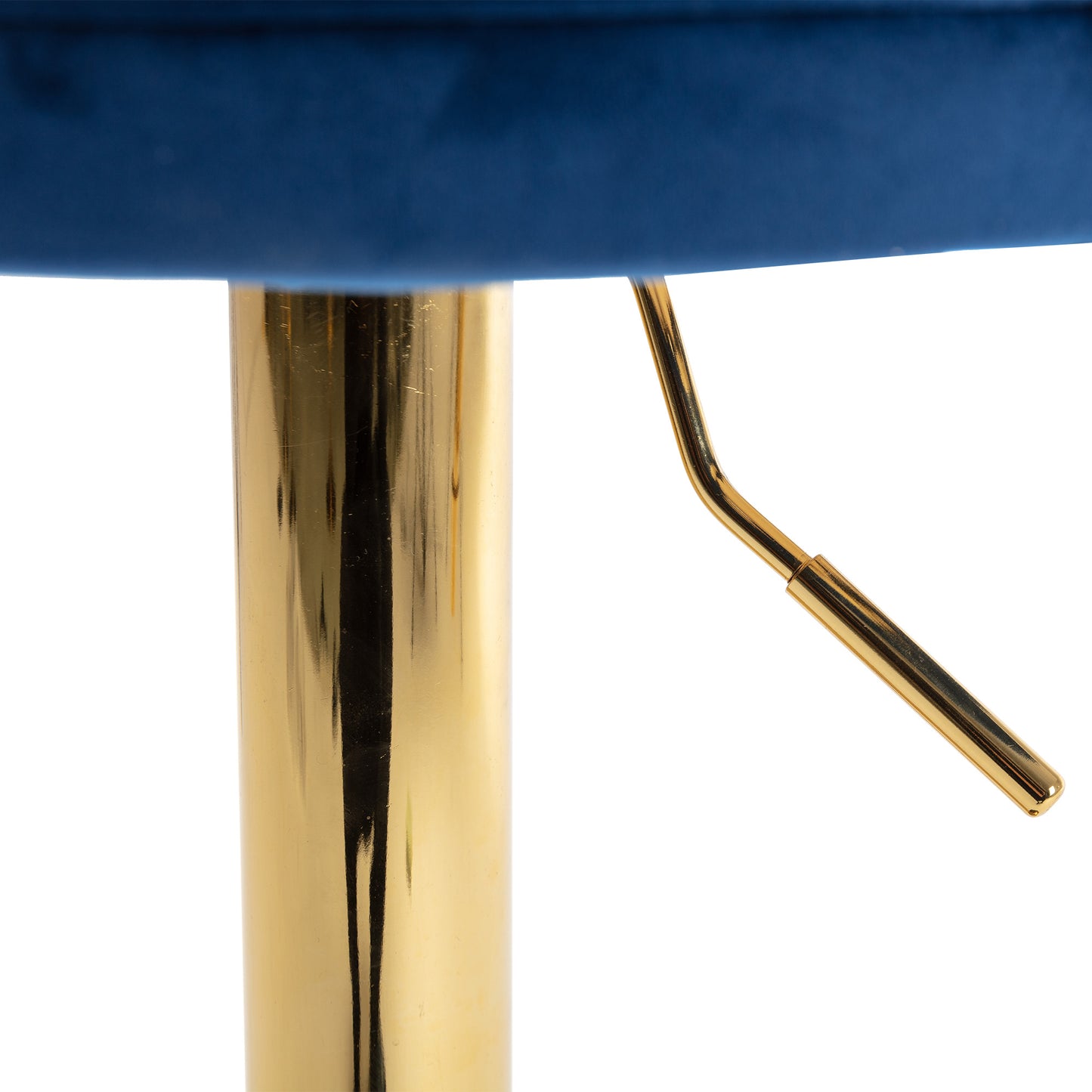 Blue and Gold Bar Stools; 2PCS/SET