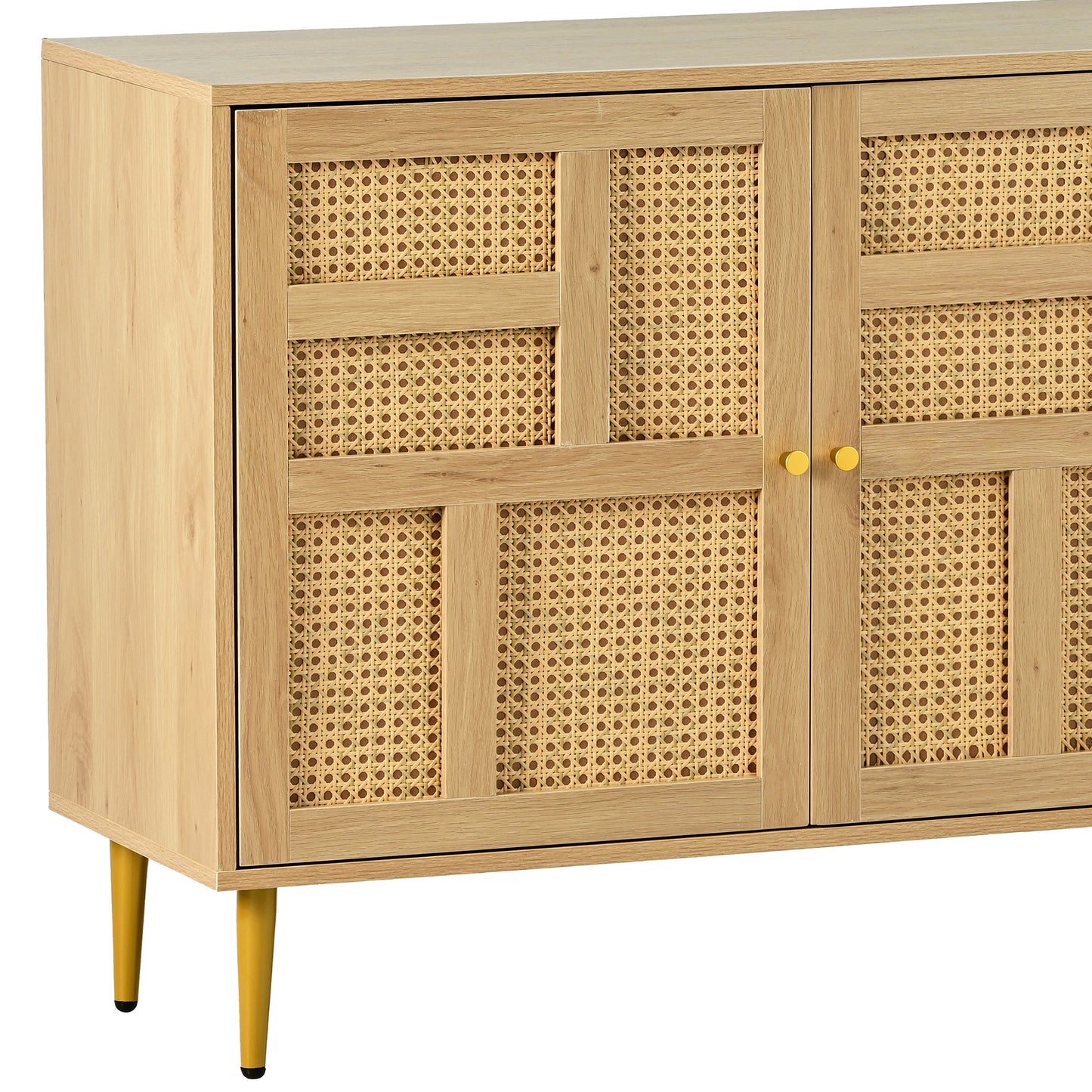 The rattan side cabinet/Modern Entertainment Center- Console Table