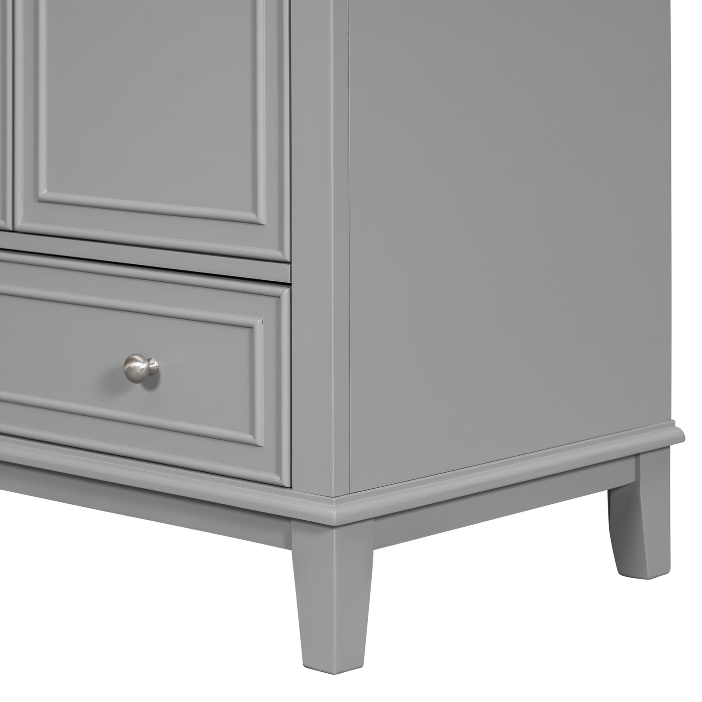 30" Bathroom Vanity with Sink Combo, Grey