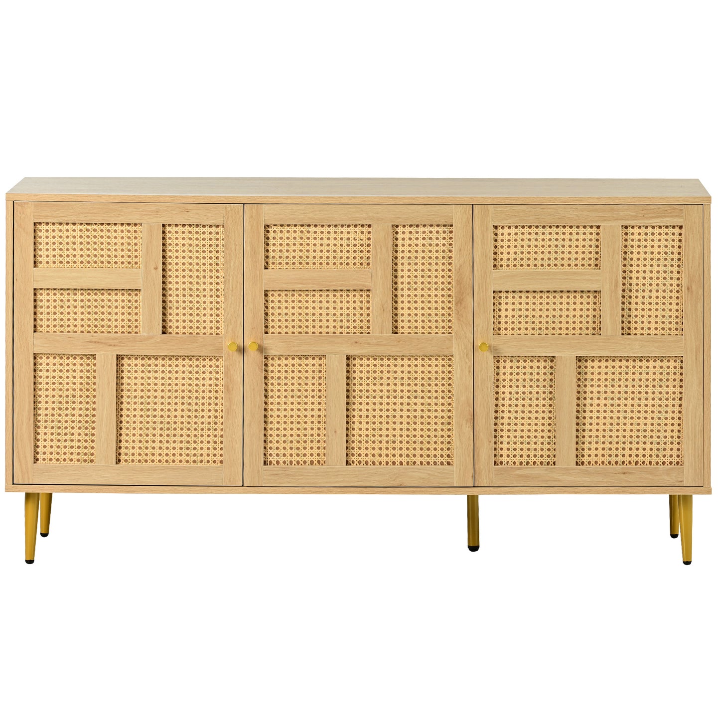 The rattan side cabinet/Modern Entertainment Center- Console Table