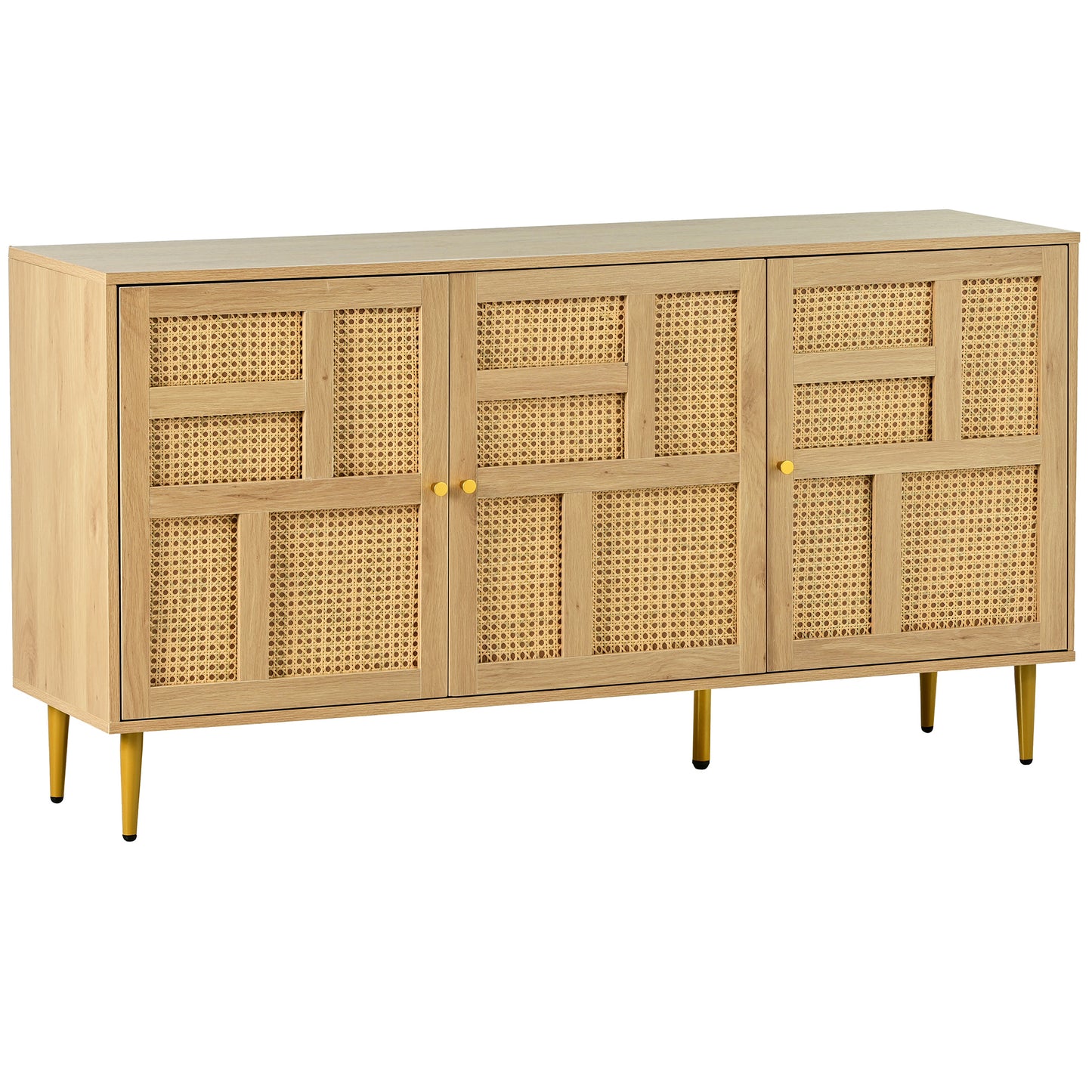 The rattan side cabinet/Modern Entertainment Center- Console Table