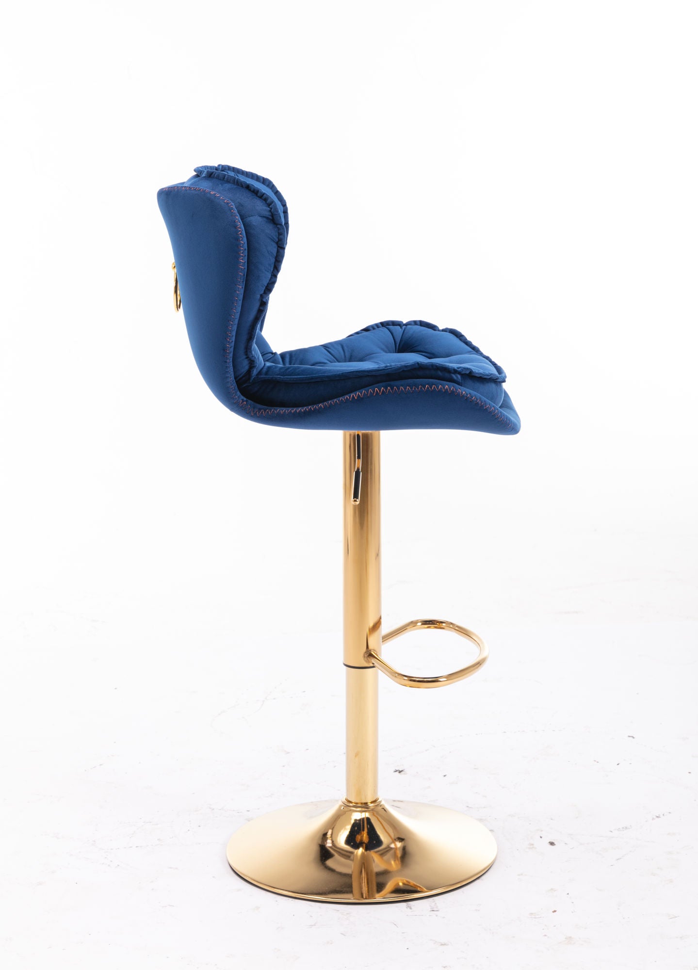 Set of 2 Bar Stools; blue