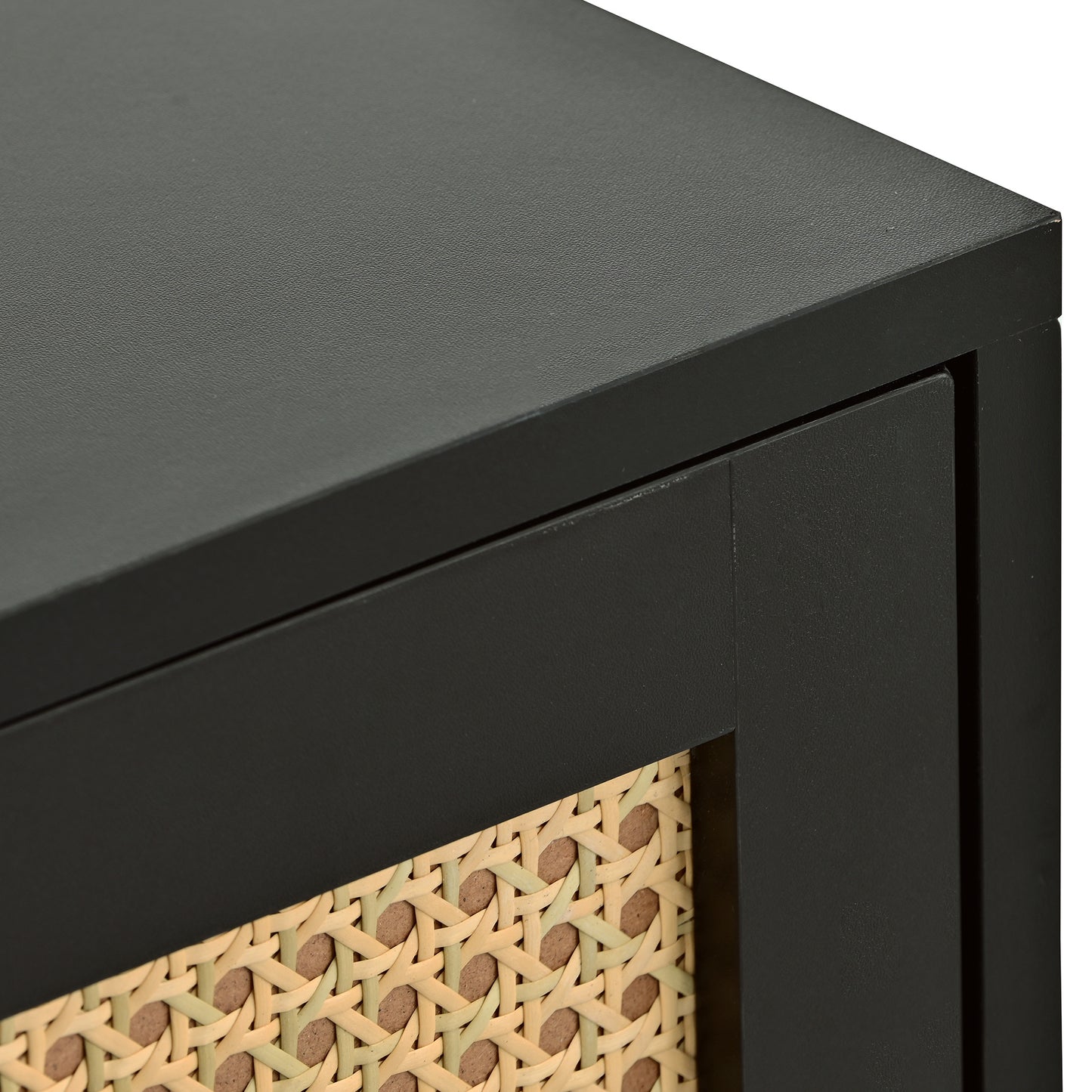 The rattan side cabinet/Modern Entertainment Center- Console Table