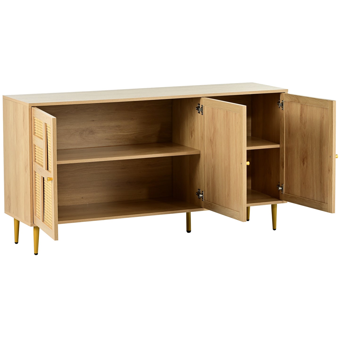 The rattan side cabinet/Modern Entertainment Center- Console Table