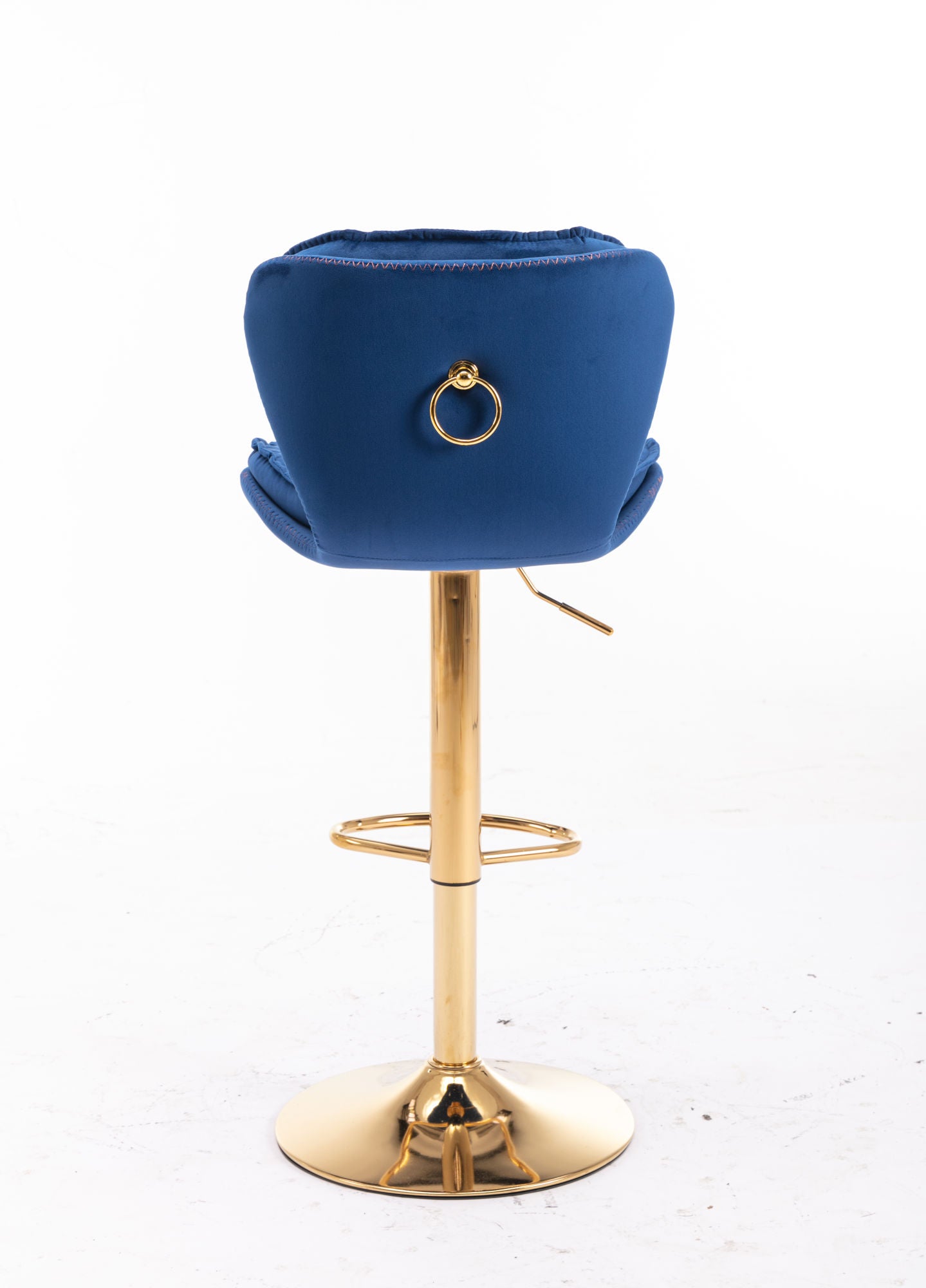 Set of 2 Bar Stools; blue