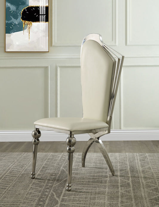 Cyrene Side Chair (Set-2) in Beige