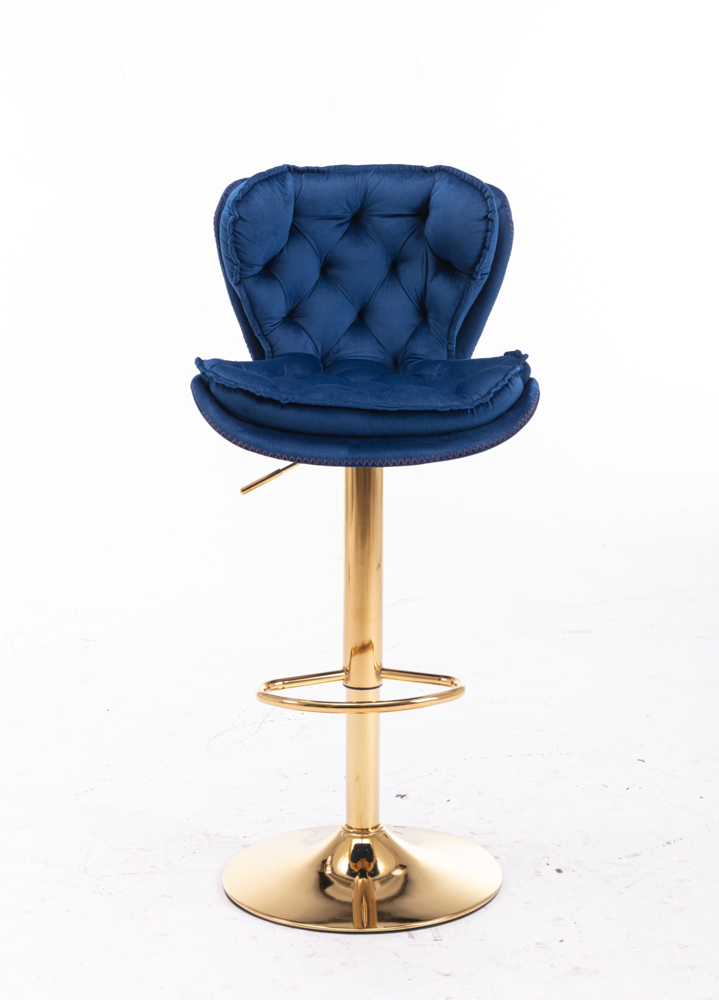 Set of 2 Bar Stools; blue