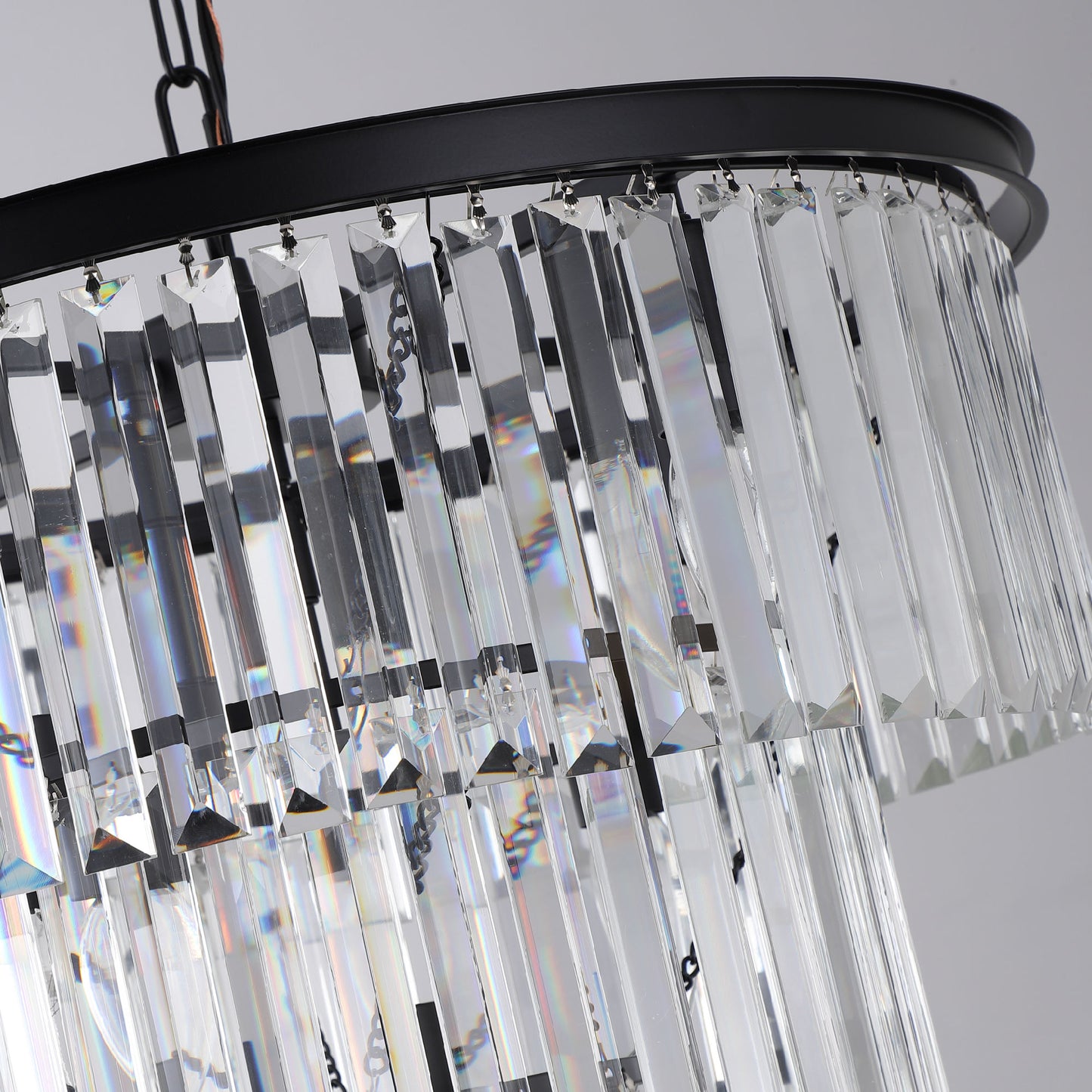 Black Luxury Crystal Chandelier