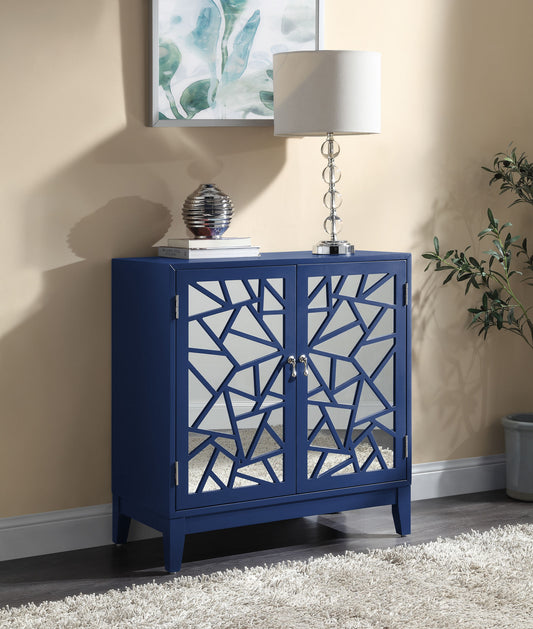 Einstein Console Table in Blue Finish AC00288