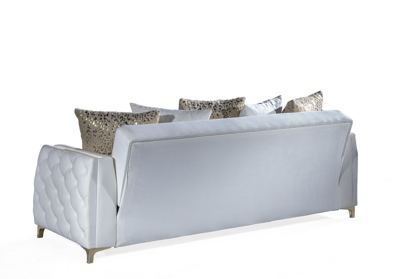 Lust Modern Style Sofa in Off White