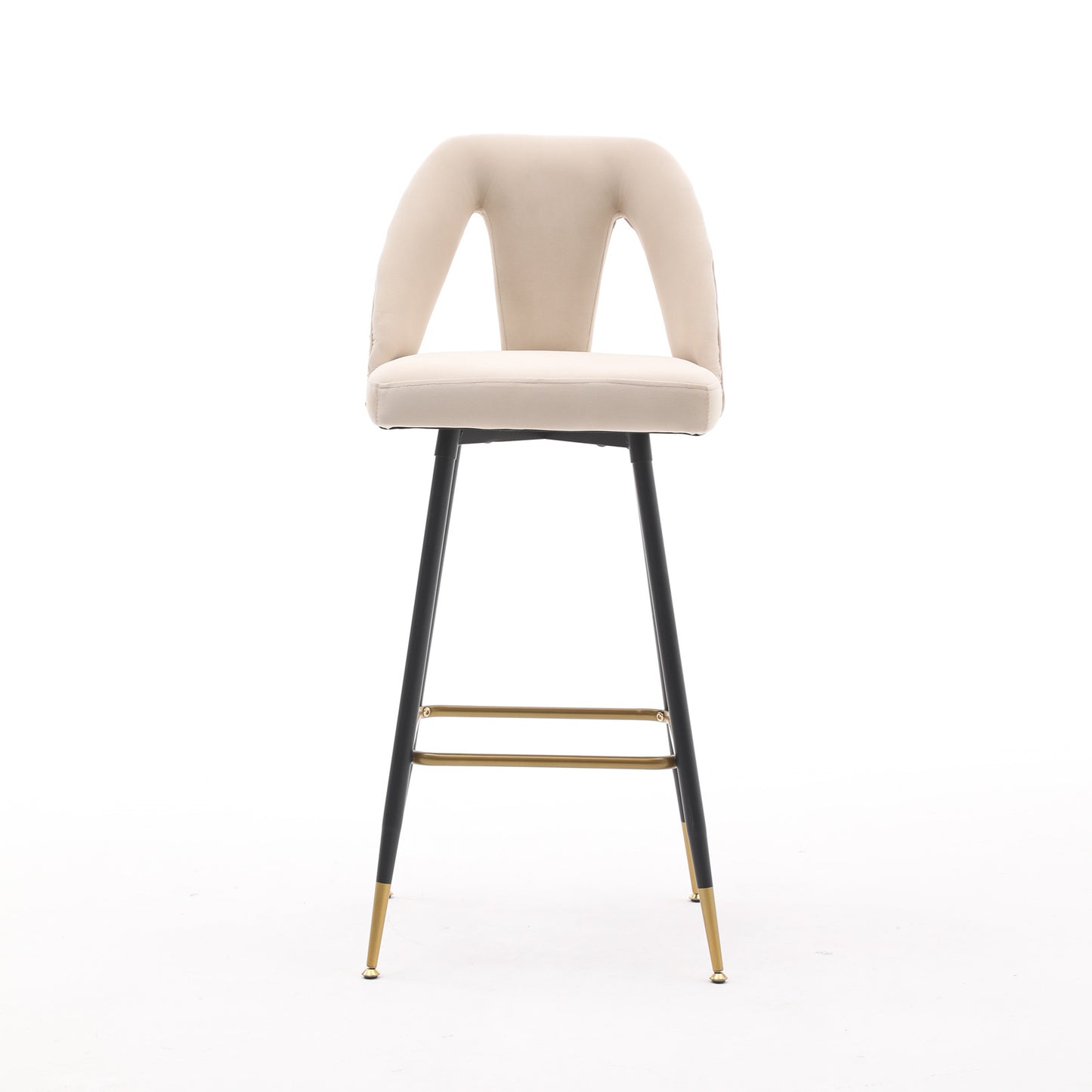 Bar Stool; Set of 2 (Beige)